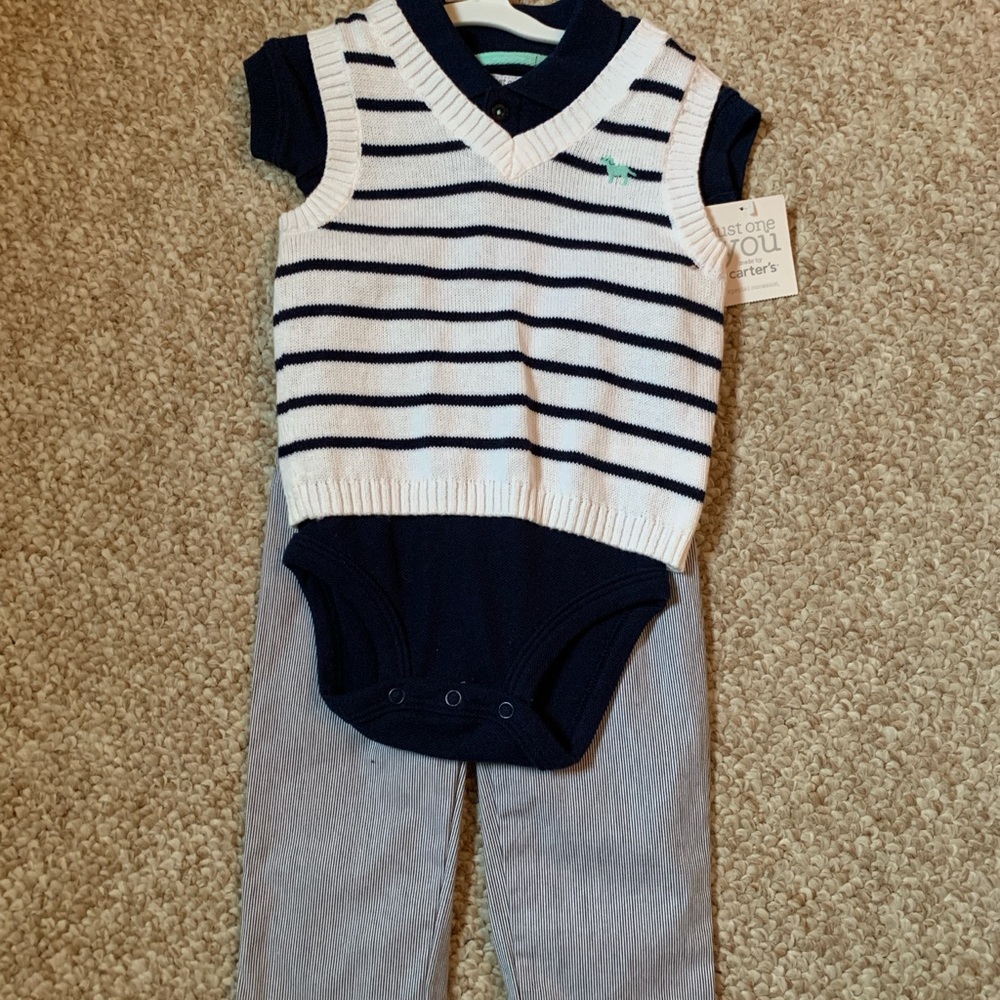 NWT carters just for you boys outfit
